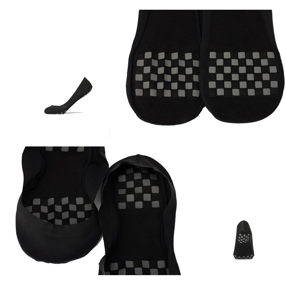 Double Non-Slip No Show Socks LOWER.