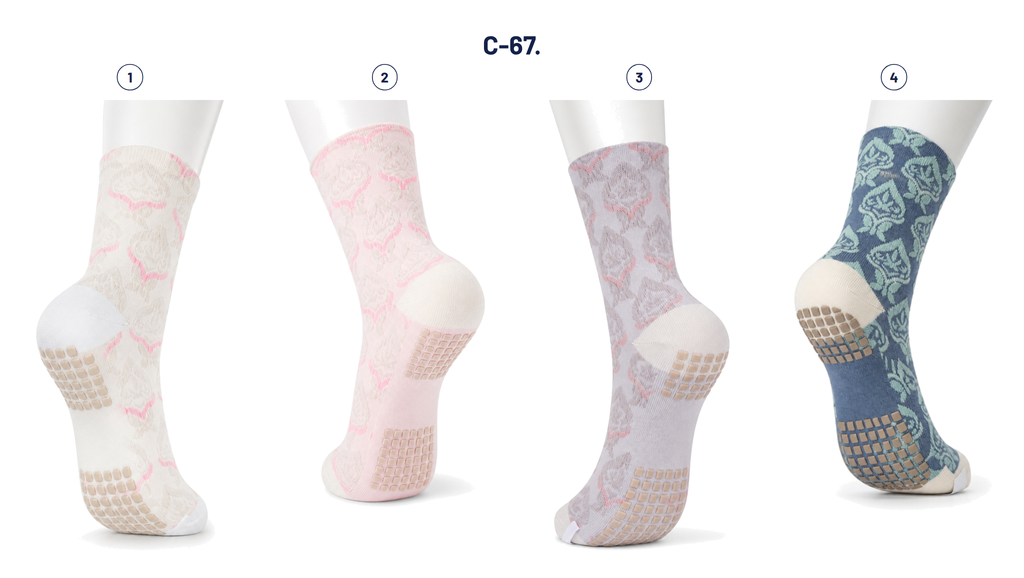 Advanced grip technology ensures safety while promoting optimal foot health. ( C-67 )